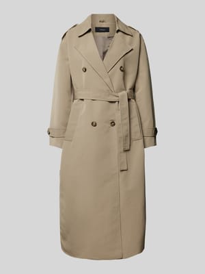 Trenchcoat mit Gürtel und Schulterriegeln Shop The Look MANNEQUINE