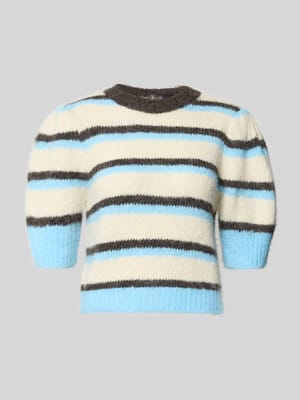 sweter w kroju regular fit z dodatkiem wełny model 'NOVAH' Shop The Look MANNEQUINE