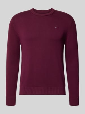Slim Fit Pullover aus reiner Baumwolle Shop The Look MANNEQUINE