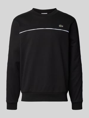 Sweatshirt met logobadge, model 'TAPE' Shop The Look MANNEQUINE