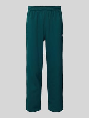 Sweatpants met elastische band en labelstitching Shop The Look MANNEQUINE