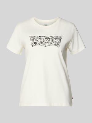 Regular Fit T-Shirt aus reiner Baumwolle Modell 'THE PERFECT TEE' Shop The Look MANNEQUINE