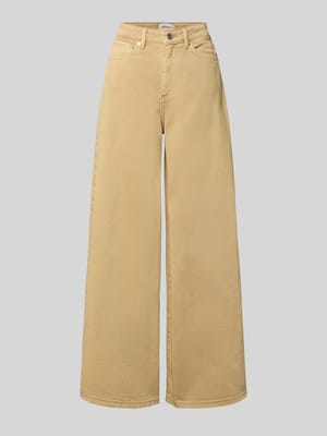 Jeansy z szerokimi nogawkami w 5 kieszeni Shop The Look MANNEQUINE