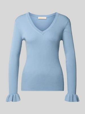slim fit pullover van wolmix Shop The Look MANNEQUINE