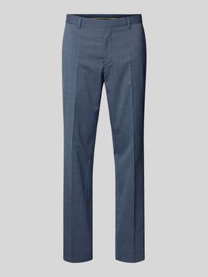 Regular Fit Anzughose mit Schurwoll-Anteil Modell 'LEON' Shop The Look MANNEQUINE