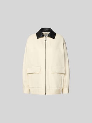 Relaxed Fit Jacke mit Umlegekragen Shop The Look MANNEQUINE