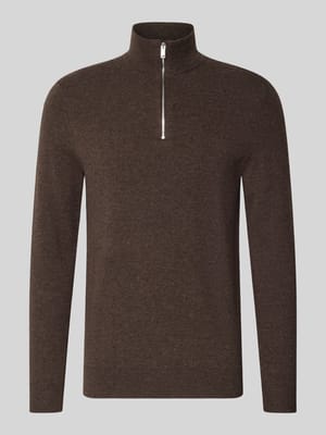 Slim Fit Pullover aus Woll-Mix Shop The Look MANNEQUINE