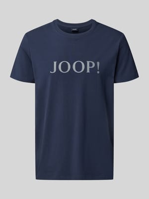 T-Shirt mit Logo und Rundhalsausschnitt Shop The Look MANNEQUINE