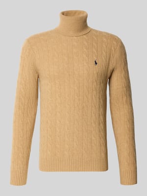 Slim Fit Strickpullover aus Woll-Kaschmir-Mix Shop The Look MANNEQUINE