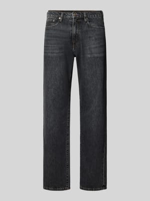 Straight Fit Jeans aus reiner Baumwolle Shop The Look MANNEQUINE