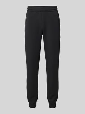 Relaxed fit sweatpants met logo-applicatie, model 'Train' Shop The Look MANNEQUINE