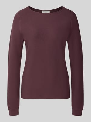 Pullover aus reiner Baumwolle in Strick-Optik Shop The Look MANNEQUINE