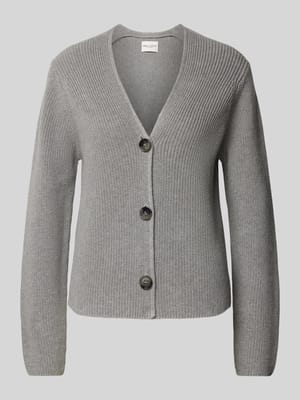 Strickjacke mit V-Ausschnitt Shop The Look MANNEQUINE