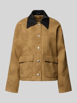 Regular Fit Jacke mit Umlegekragen Modell 'Wilhelmina' Shop The Look MANNEQUINE