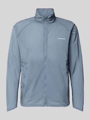 Jacke mit Logo und Eingrifftaschen Shop The Look MANNEQUINE