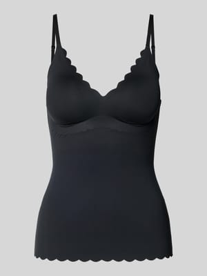 Unterhemd mit Wellensaum und herausnehmbaren Pads Shop The Look MANNEQUINE