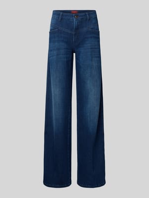 Jeans met wijde pijpen, model 'AIMEE SEAM' Shop The Look MANNEQUINE