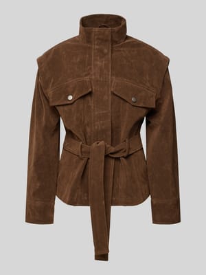 Jacke in Leder-Optik Modell 'HARPER' Shop The Look MANNEQUINE