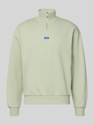 Regular Fit Troyer aus reiner Baumwolle Modell 'NEELER' Shop The Look MANNEQUINE