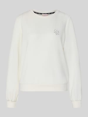 Sweatshirt aus Modal-Mix mit Rundhalsausschnitt Shop The Look MANNEQUINE