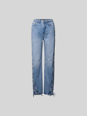 Straight Fit Jeans aus Baumwolle Shop The Look MANNEQUINE