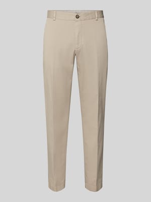 Spodnie materiałowe z kieszenią z tyłu Model 'Hank' Shop The Look MANNEQUINE