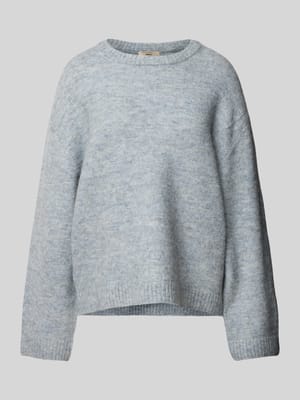 Gebreide pullover met ronde hals Shop The Look MANNEQUINE