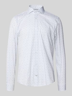 Slim Fit Business-Hemd mit Knopfleiste Modell 'Pares' Shop The Look MANNEQUINE