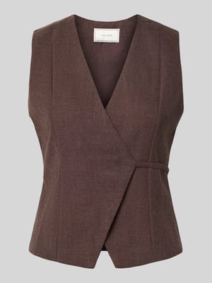 Weste mit V-Ausschnitt Modell 'Samara' Shop The Look MANNEQUINE