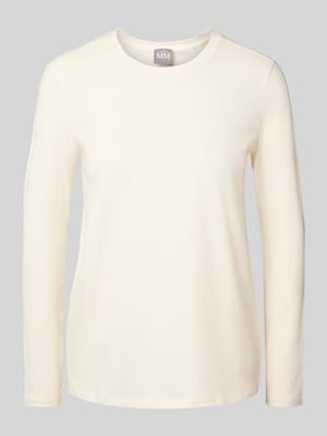 Slim Fit Langarmshirt aus Baumwoll-Mix Modell 'CRIS' Shop The Look MANNEQUINE