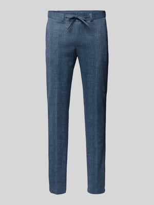 Slim Fit Stoffhose mit Tunnelzug Modell 'Sparta Flex' Shop The Look MANNEQUINE