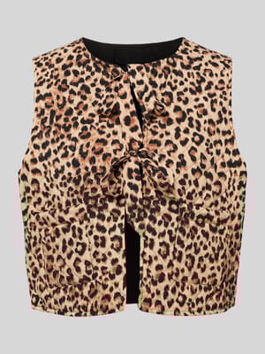 Regular fit gilet van puur viscose, model 'SARIA' Shop The Look MANNEQUINE