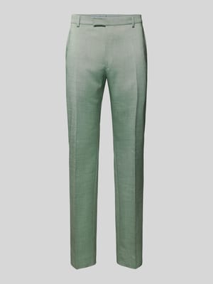 Slim fit pantalon met persplooien, model 'Blayr' Shop The Look MANNEQUINE