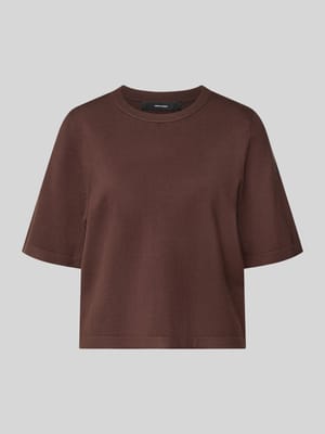 Boxy Fit Strickshirt aus Viskose-Mix Modell 'VMSILJE' Shop The Look MANNEQUINE