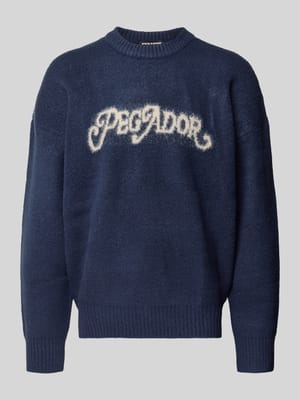 Gebreide pullover met ribboorden Shop The Look MANNEQUINE