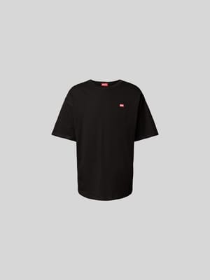 T-Shirt mit Label-Print Shop The Look MANNEQUINE
