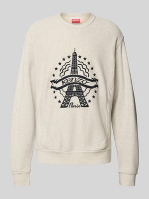 Sweatshirt mit Label-Prägung Shop The Look MANNEQUINE