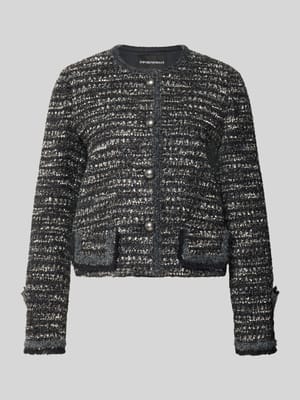 Blazer mit Effektgarn Shop The Look MANNEQUINE