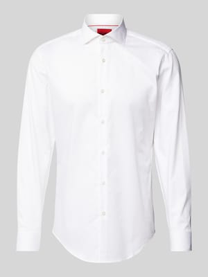 Slim Fit Business-Hemd mit Haifischkragen Modell 'Kason' Shop The Look MANNEQUINE