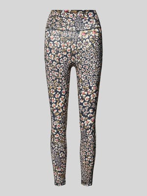 Slim Fit Sport-Leggings mit floralem Muster Modell 'FARM LEGGINGS' Shop The Look MANNEQUINE