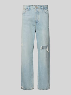 Loose Fit Jeans aus reiner Baumwolle Modell 'FADE' Shop The Look MANNEQUINE