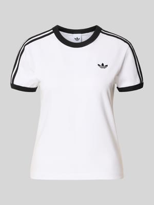 T-shirt o kroju slim fit z mieszanki bawełny Shop The Look MANNEQUINE