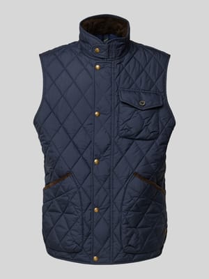 Bodywarmer met opstaande kraag, model 'BEATON' Shop The Look MANNEQUINE