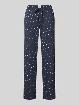 wide fit pyjamabroek van katoenmix Shop The Look MANNEQUINE