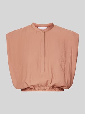 Kort blousetop met knoopsluiting curated by Anna Schürrle Shop The Look MANNEQUINE