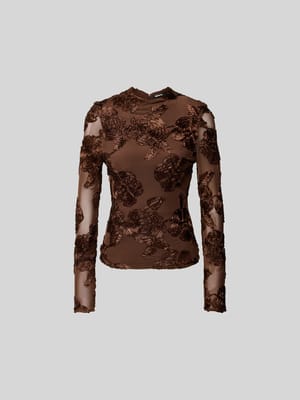 Longsleeve mit Zierbesatz Shop The Look MANNEQUINE