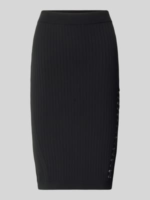Knie-lange rok van viscosemix model 'Gonna Maglia' Shop The Look MANNEQUINE