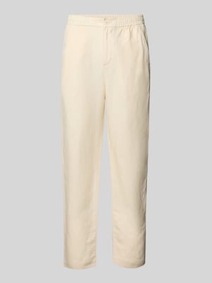 Straight Leg Stoffhose aus Leinen-Mix Shop The Look MANNEQUINE