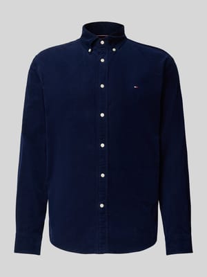 Regular fit corduroy overhemd van puur katoen Shop The Look MANNEQUINE