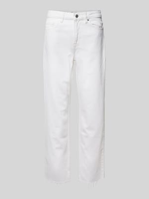 Regular Fit Jeans mit offenem Saum Modell 'BLANCA' Shop The Look MANNEQUINE